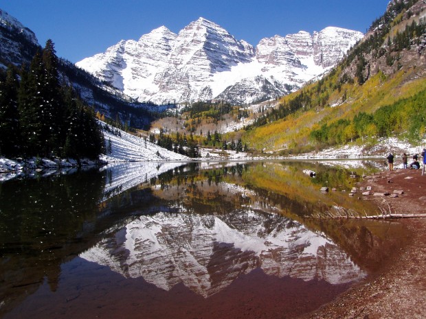 nelson 06 aspen 020 Maroon Bells above Aspen