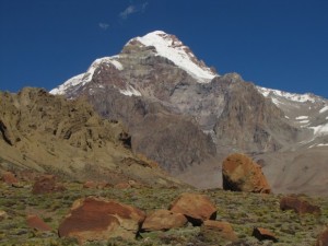 Aconcagua from the Plaza Argentina