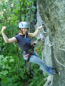 francesca Via Ferrata of Plan-Praz above Leysin