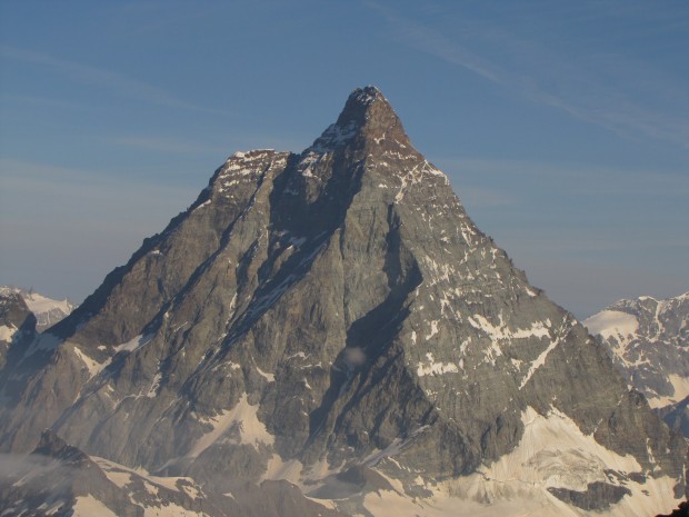 Matterhorn view from the Breithorn plateau. July 15, 2013